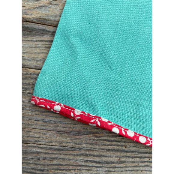 Vintage 1930s Green Cotton Infant One Piece Romper Milk glass Buttons - Picture 7 of 11